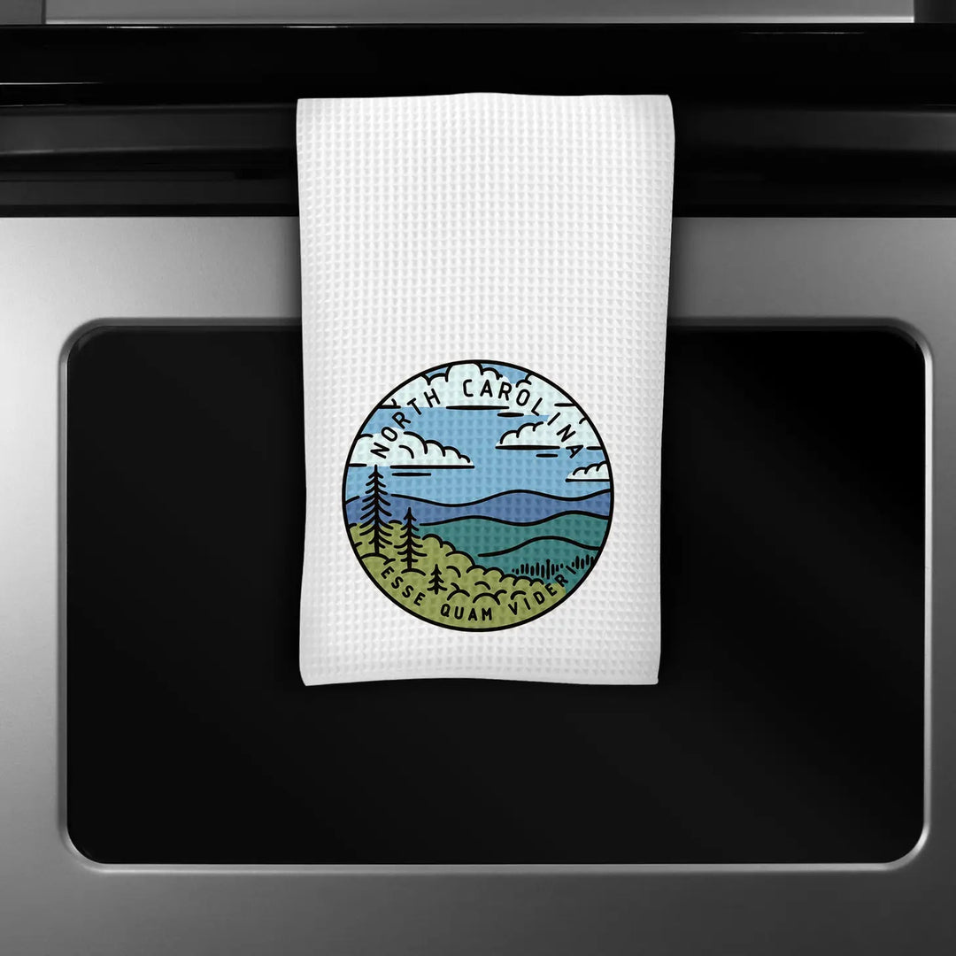 North Carolina Waffle Tea Towel
