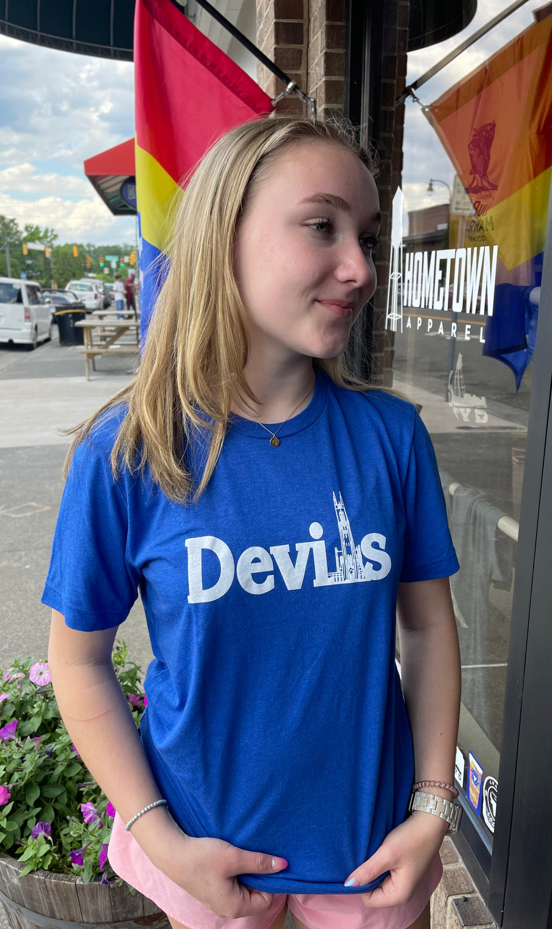 Devils T-Shirt in Royal Blue #96