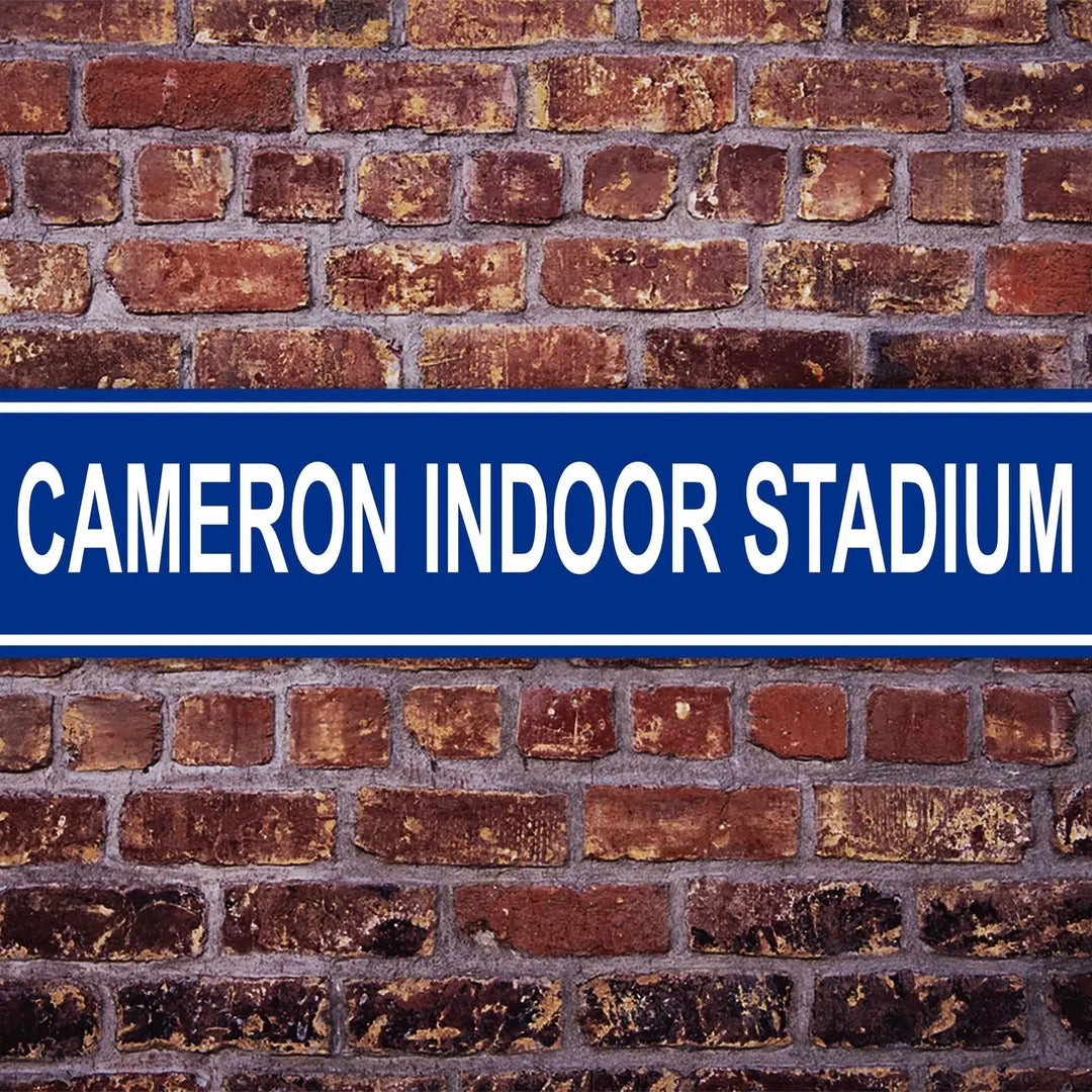Cameron Indoor Stadium Sign