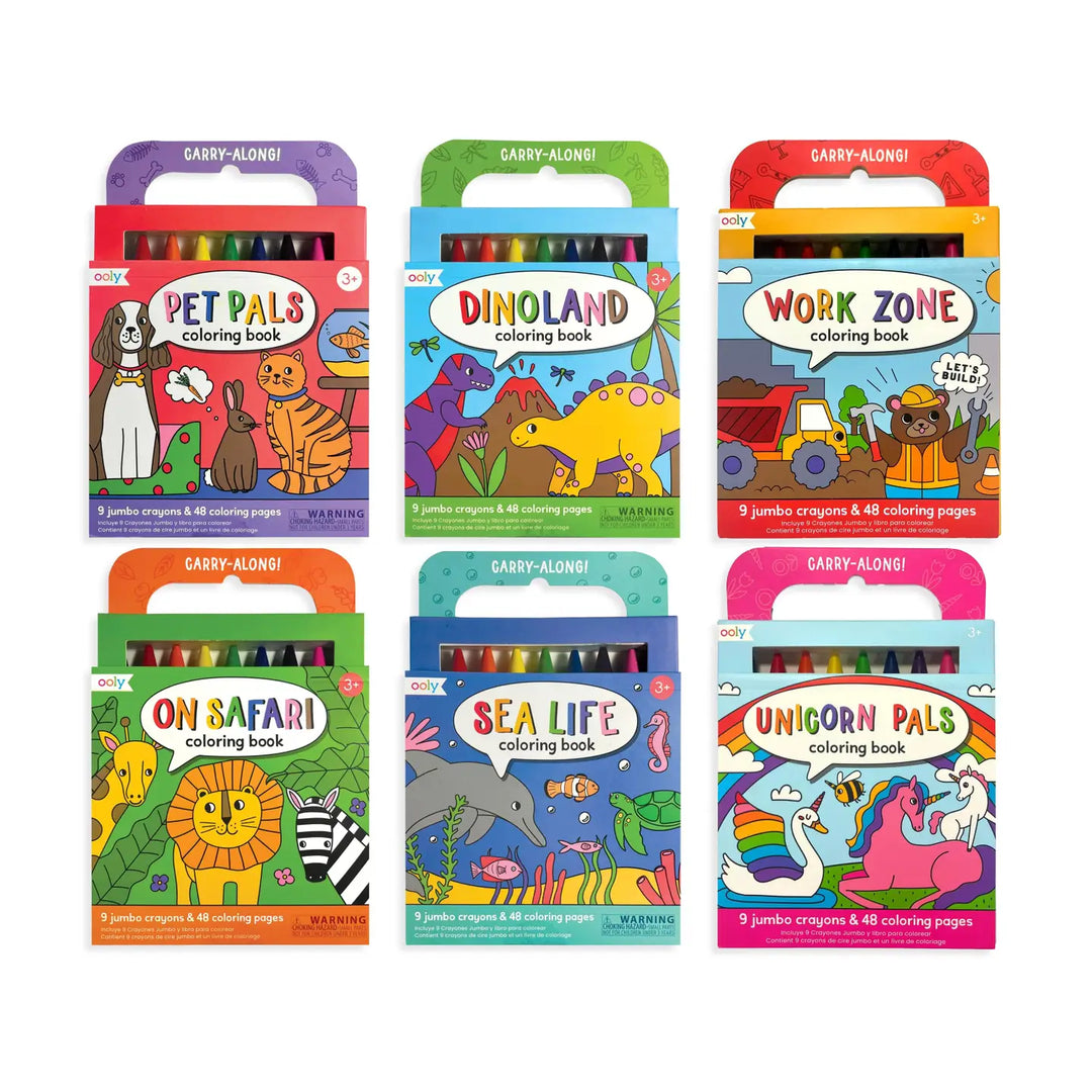 Work Zone- Carry Along Coloring Book
