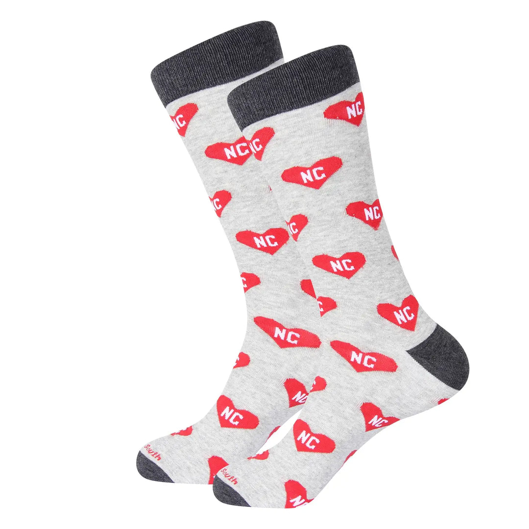 NC Heart Socks