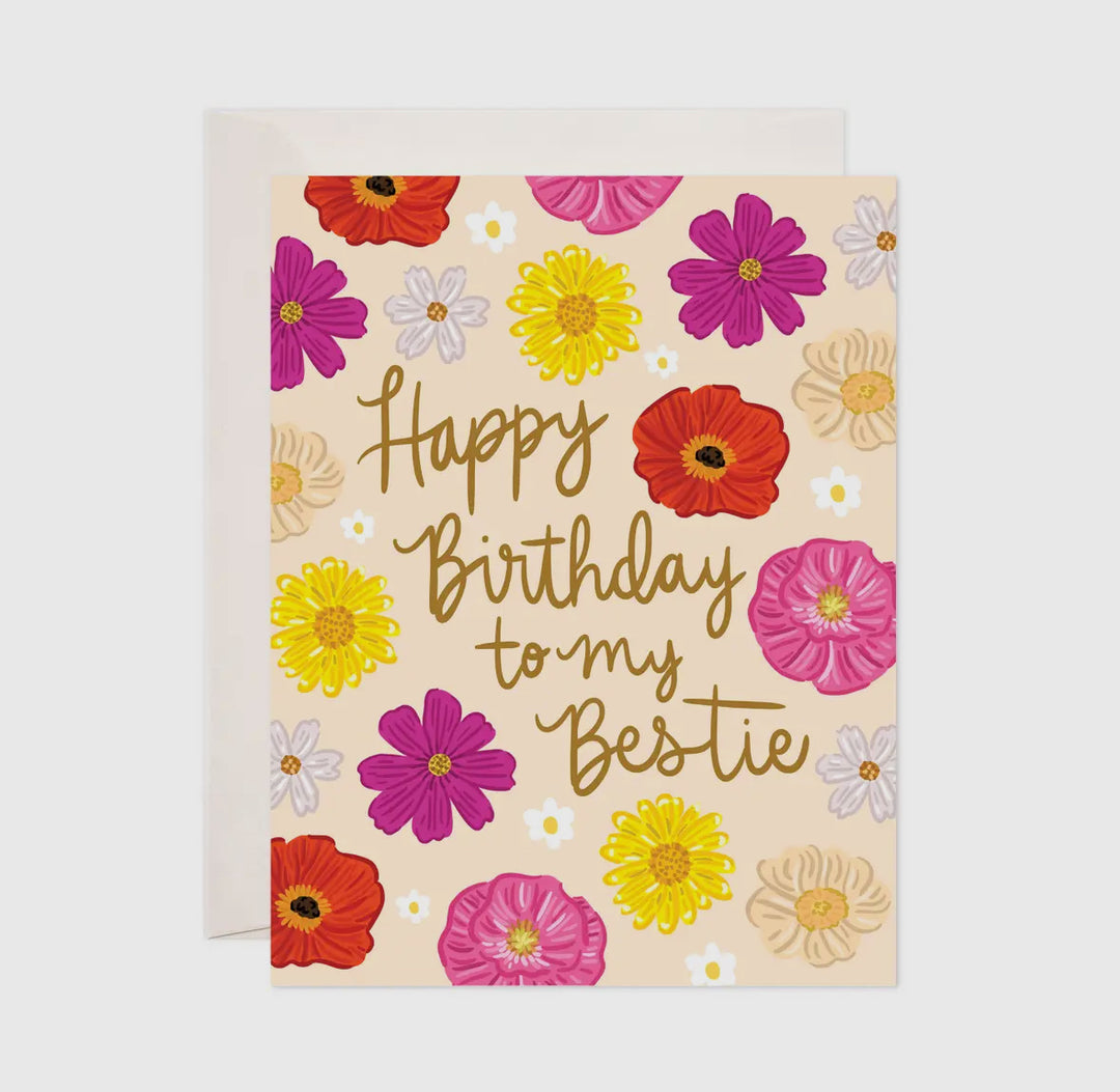 Bestie Birthday Card