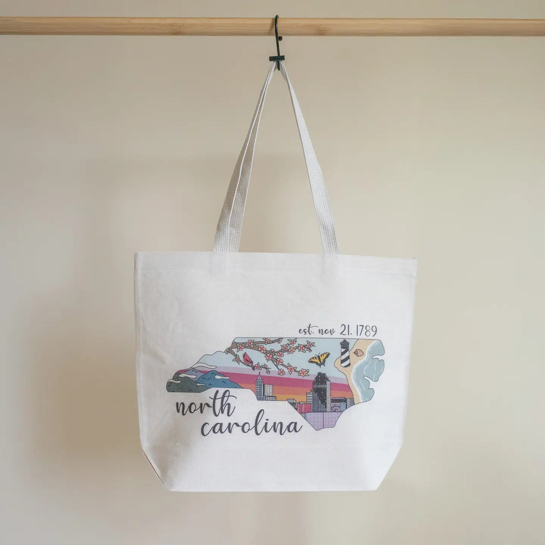 North Carolina Canvas Bag
