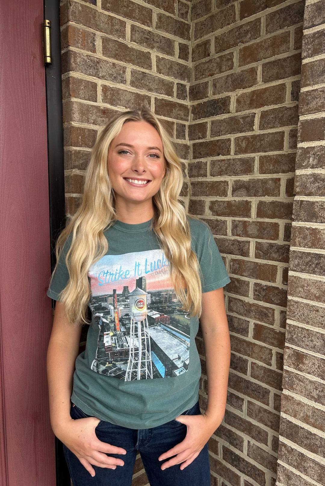 Strike It Lucky T-Shirt #105 (Blue Spruce)