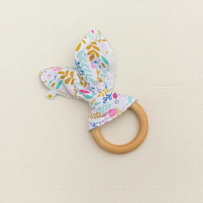 Wildflower on White Teether