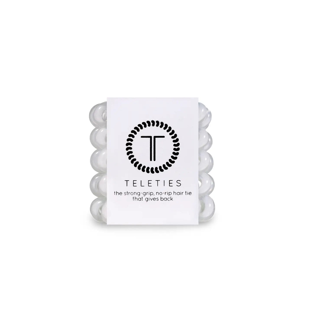 Coconut White Hair Ties Tiny
