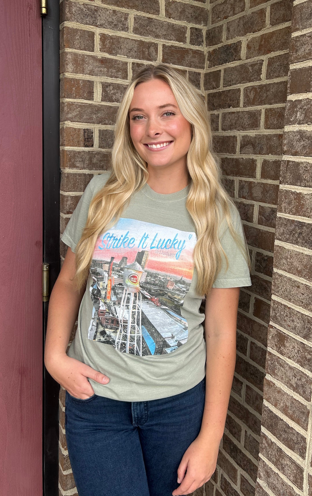Strike It Lucky T-Shirt #105 (Sandstone)