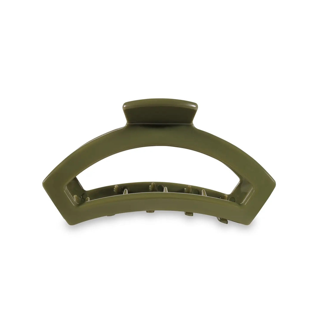 Open Olive Medium Hair Clip