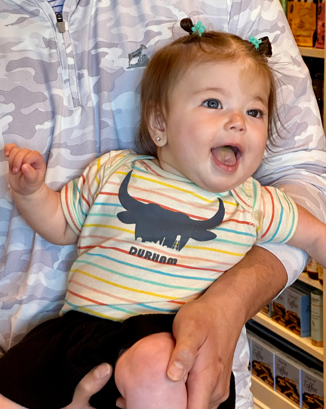Bullhead Skyline Onesie #4 (Sunkissed Stripe)
