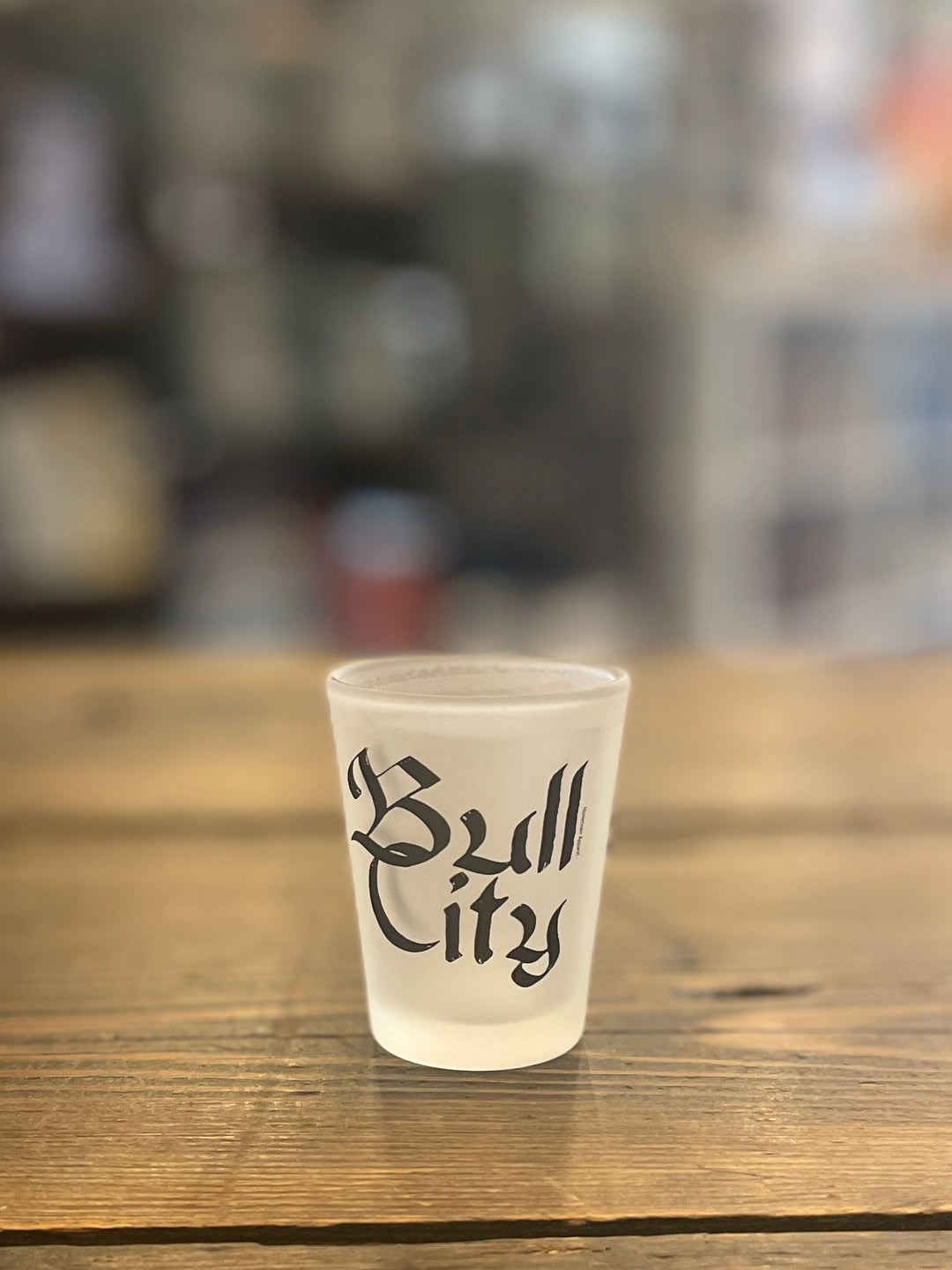 Bull City Shot Glass