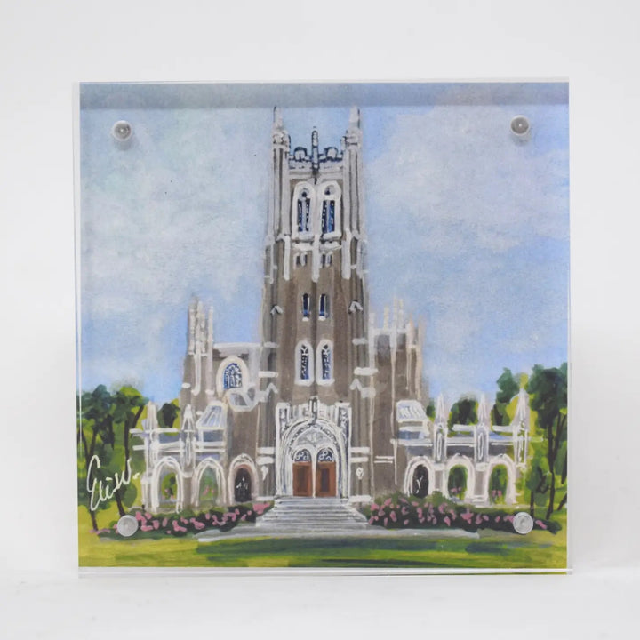 Duke Chapel Acrylic Block