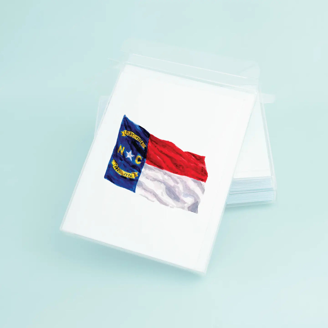 North Carolina Flag Notecard Set