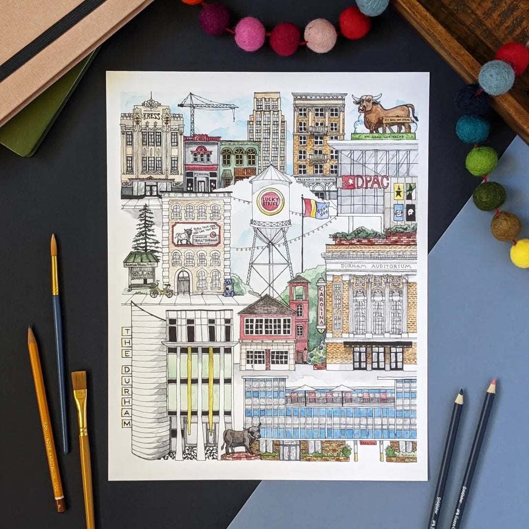 Downtown Durham Print