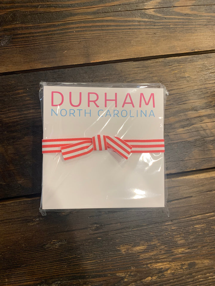 Durham North Carolina Notepad (Pink)