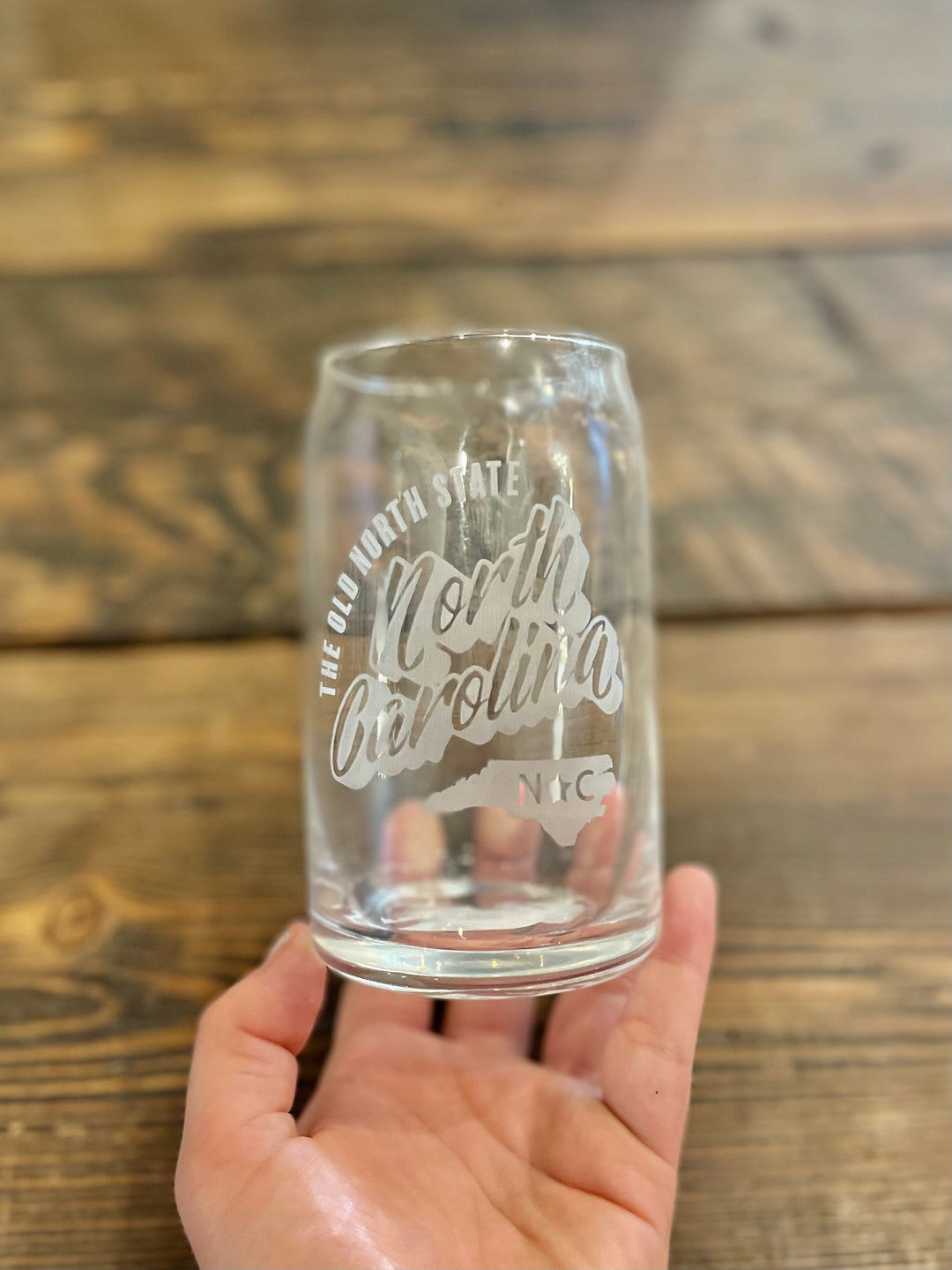 Old North State Can Pint Glass