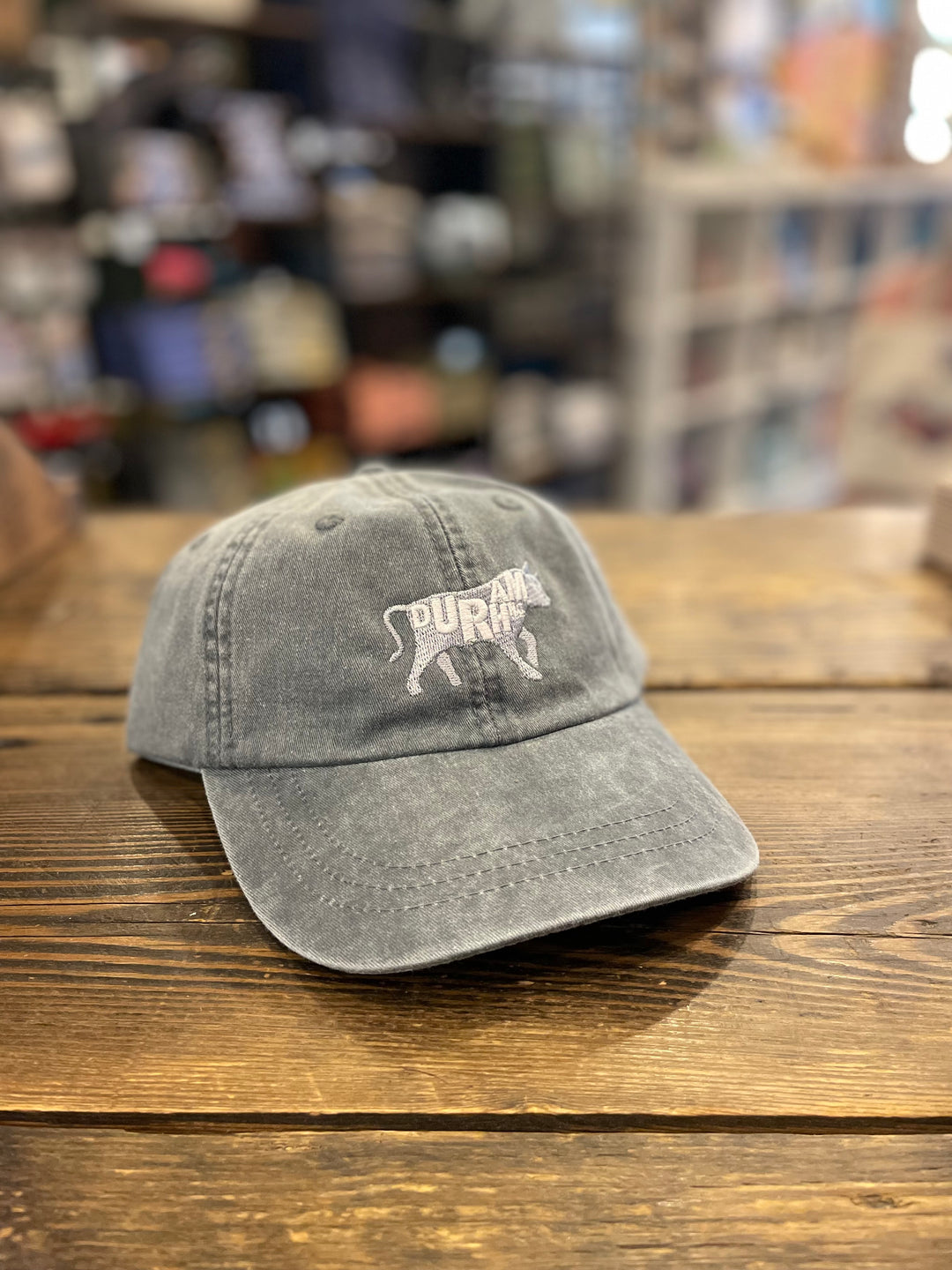 Bull with Durham, NC. Hat #5 (Charcoal)