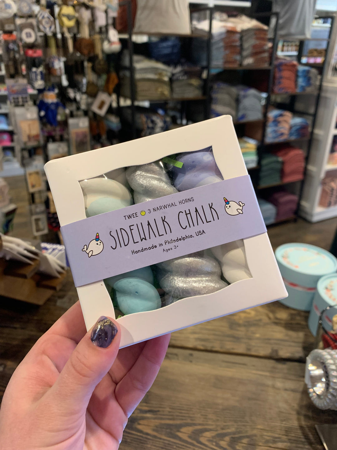 Narwhal Horn Sidewalk Chalk