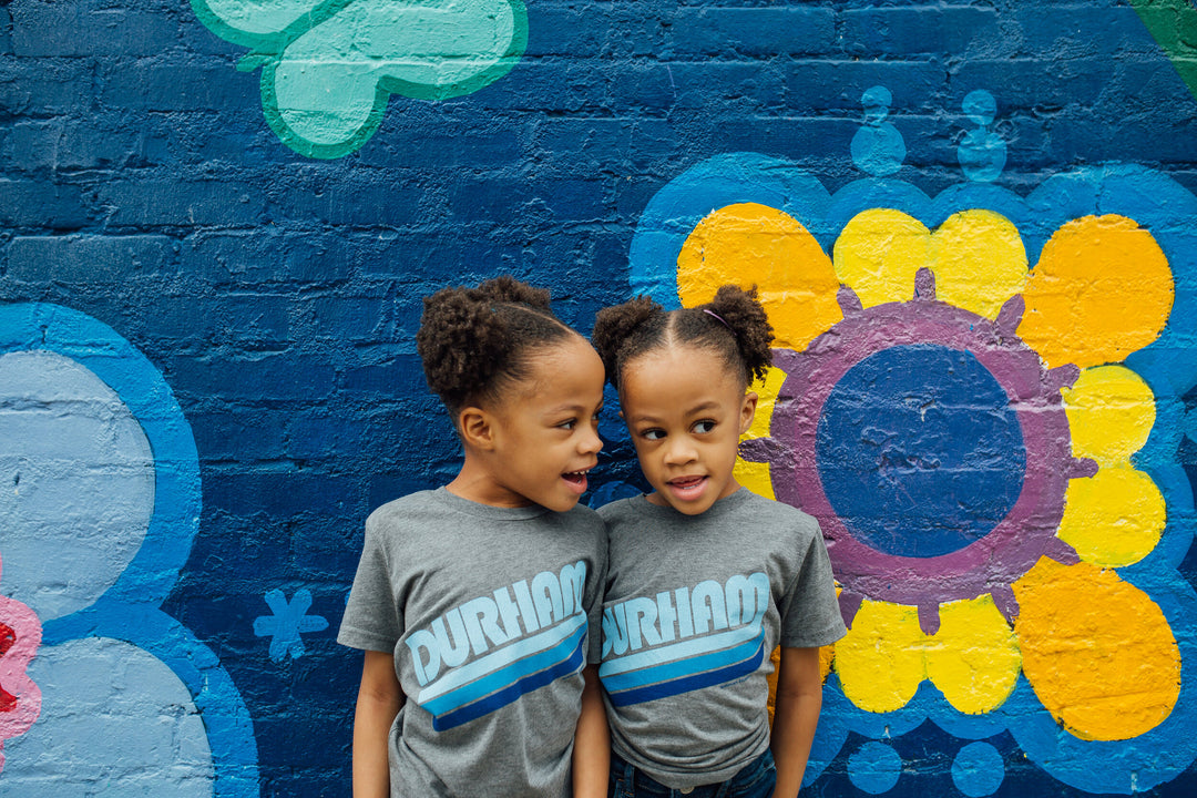 Durham Stripe Youth T-Shirt #16 (Gray)