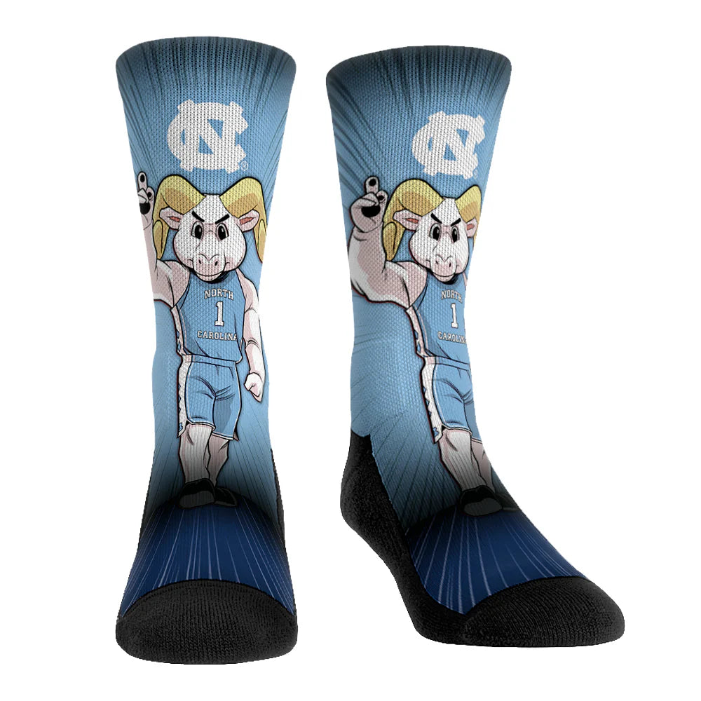 UNC Mascot Socks