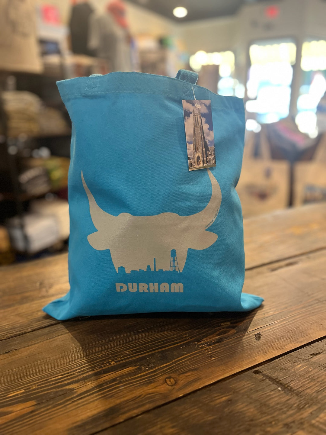 Bullhead Tote Bag #4 (Aqua)