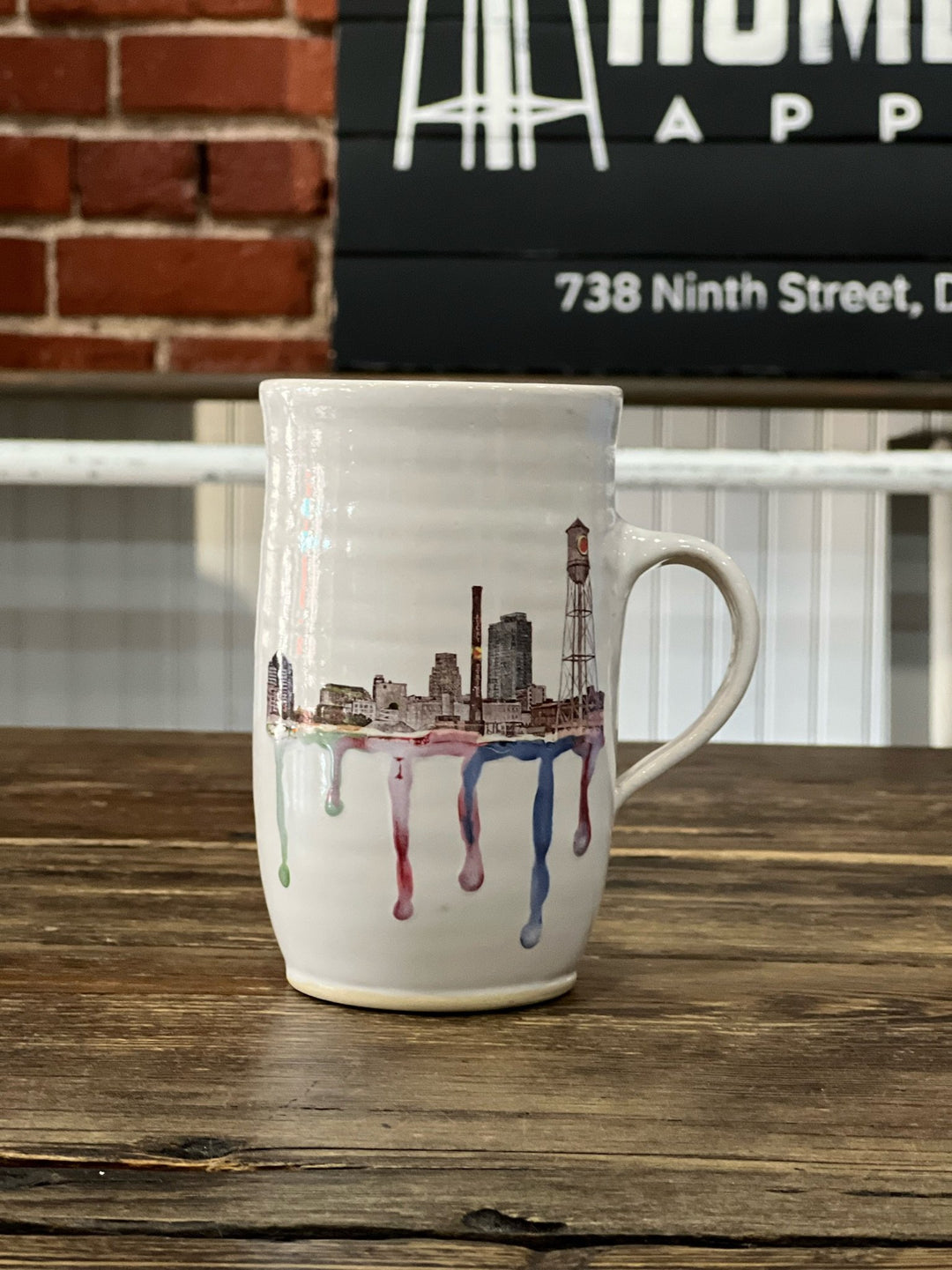 Durham Skyline Pottery Mug