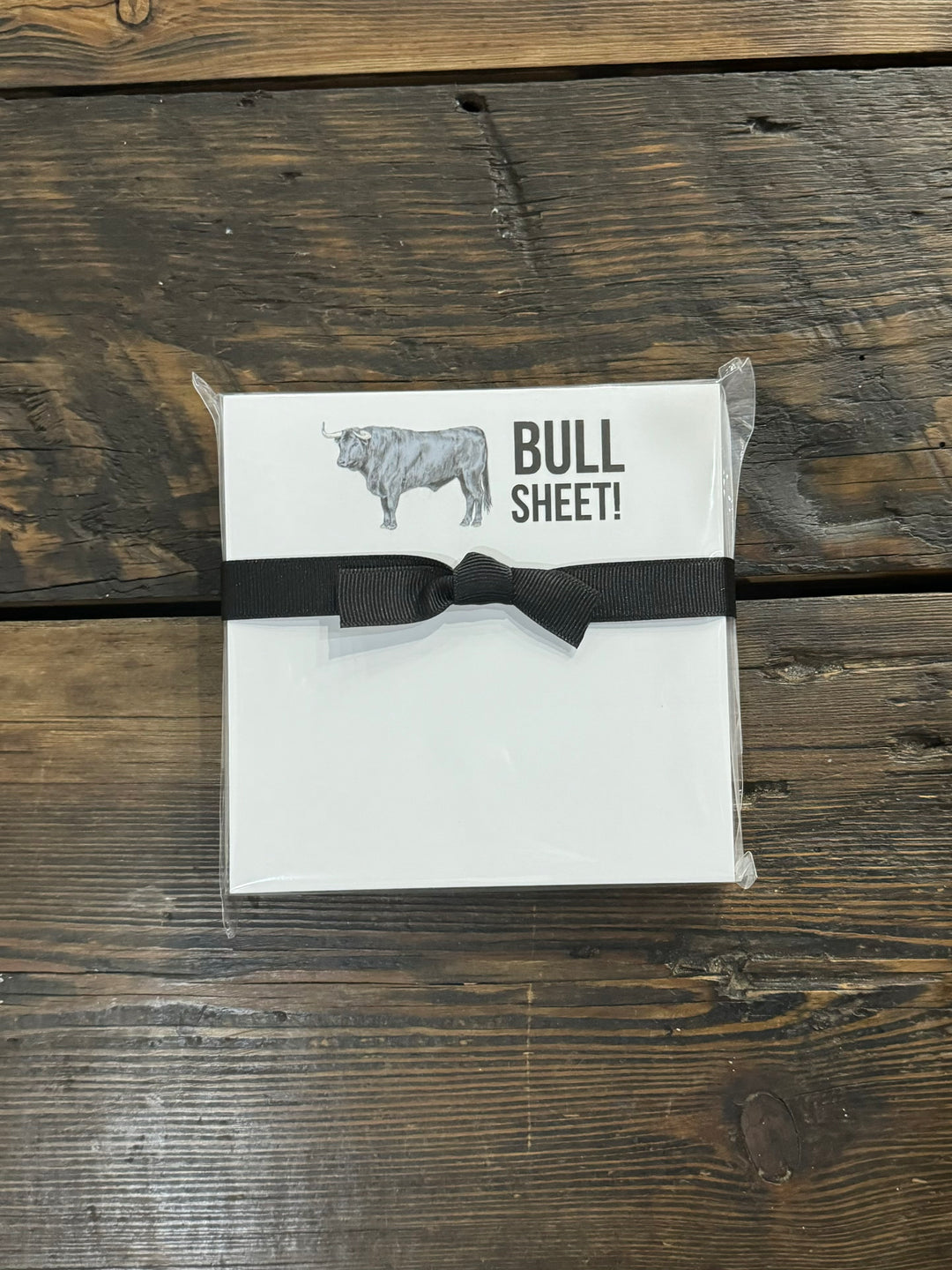 Bull Sheet Notepad
