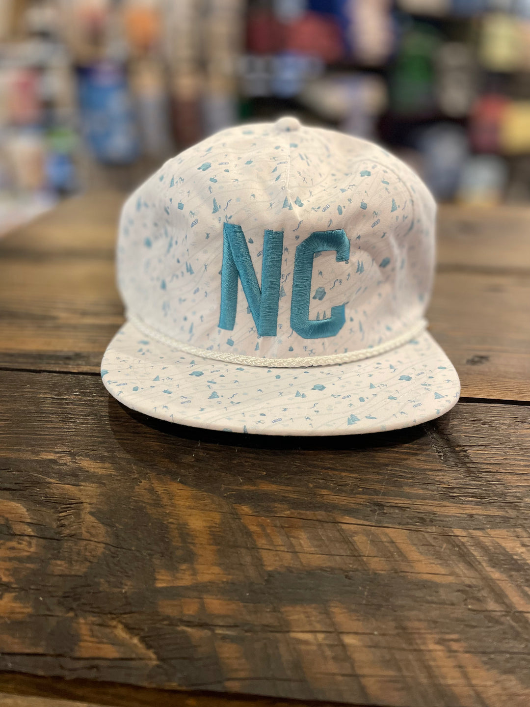 North Carolina Winter Blue Rope Hat