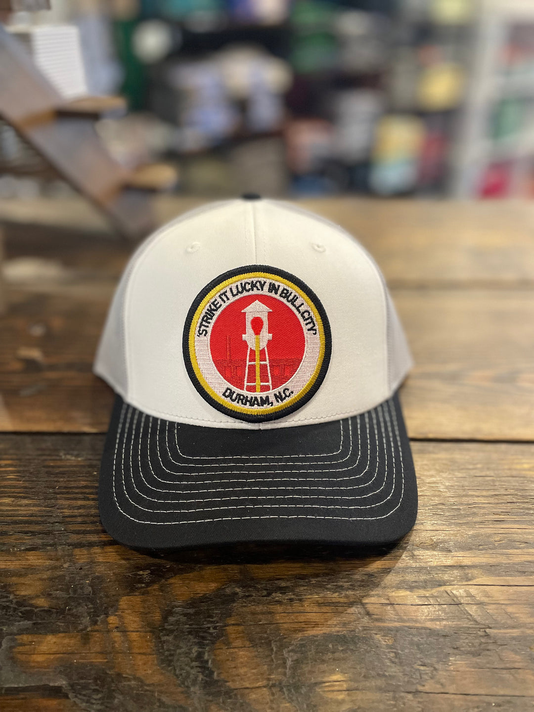 Strike It Lucky Patch Snapback (White / Black)