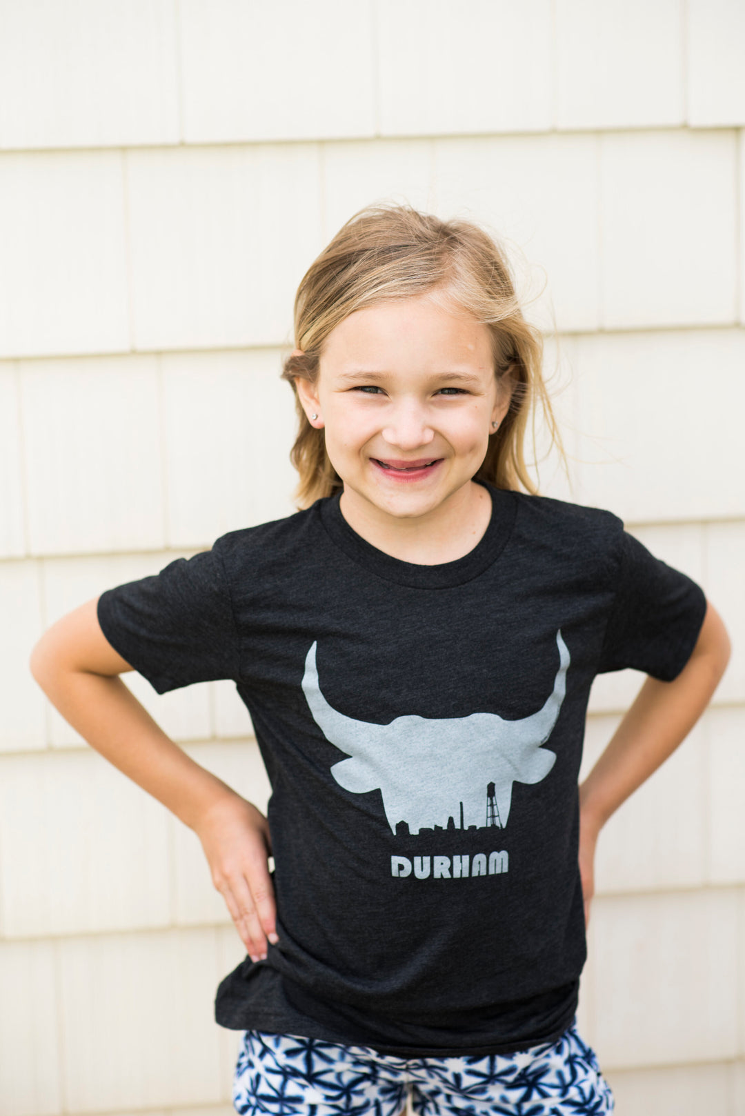 Bullhead Skyline Youth T-Shirt #4 (Charcoal Black)