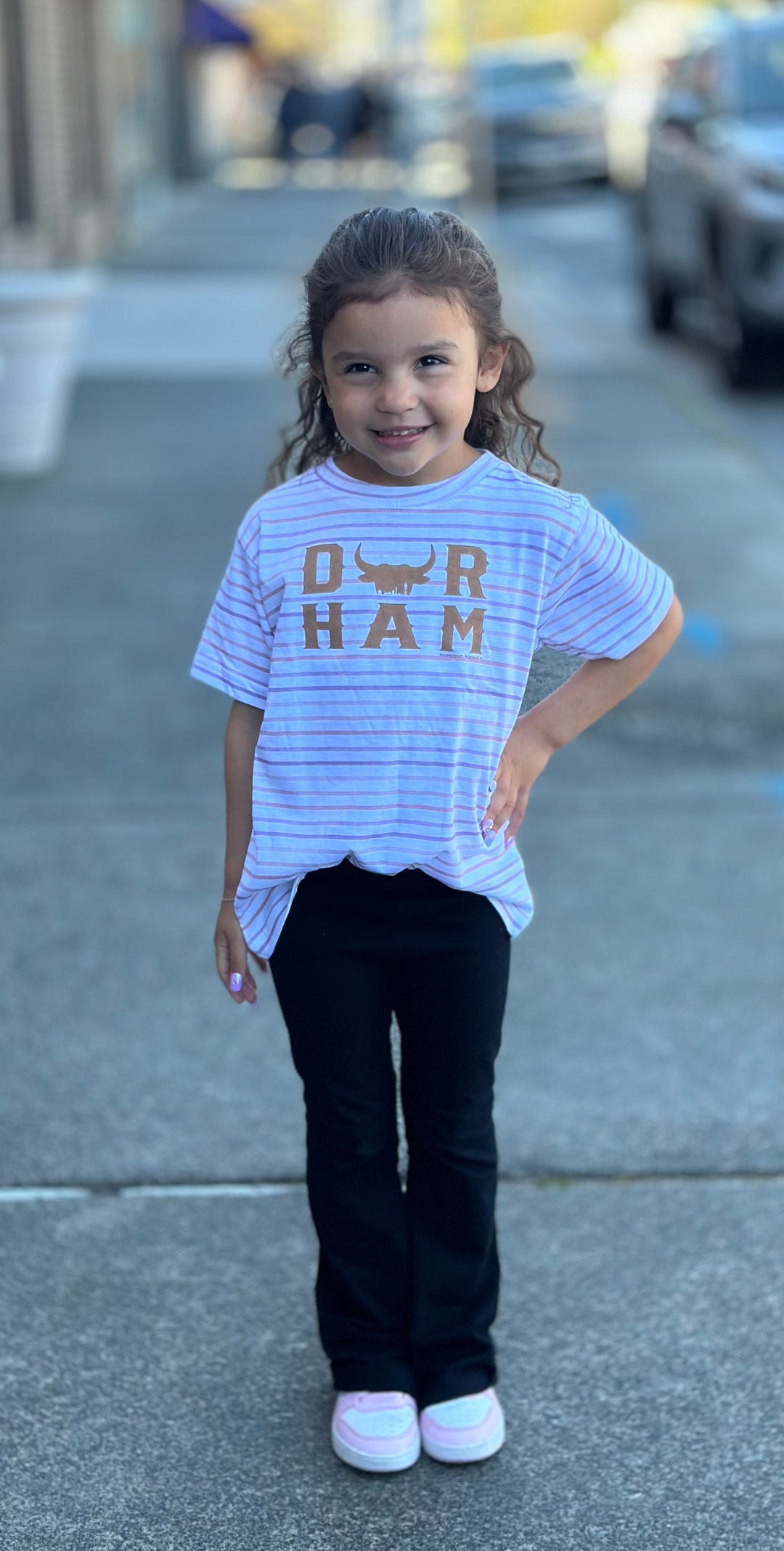 DUR-HAM Toddler T-Shirt #12 (Pink Stripe)