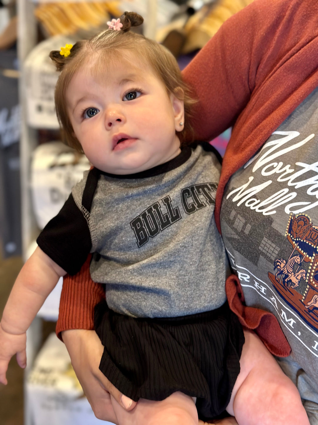 Bull City Onesie #2 (Granite Heather)