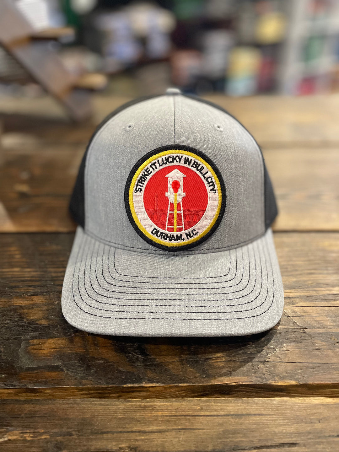 Strike It Lucky Patch Snapback (Heather Gray / Black)