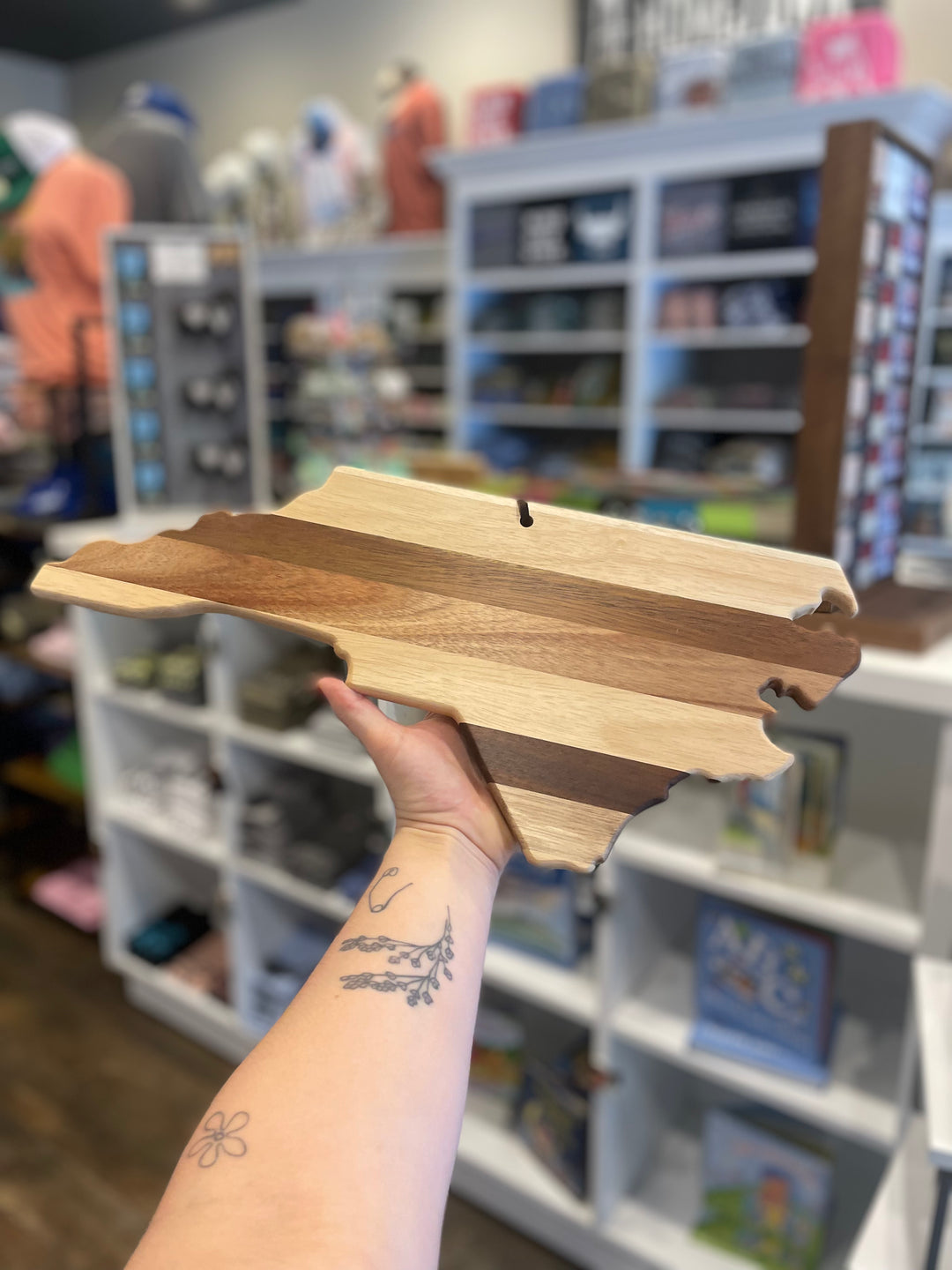North Carolina Plain Cheese Board