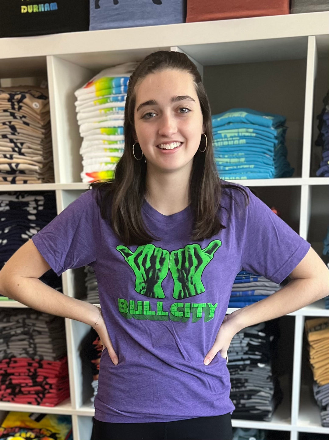 Green Smash T-Shirt #86 (Purple)
