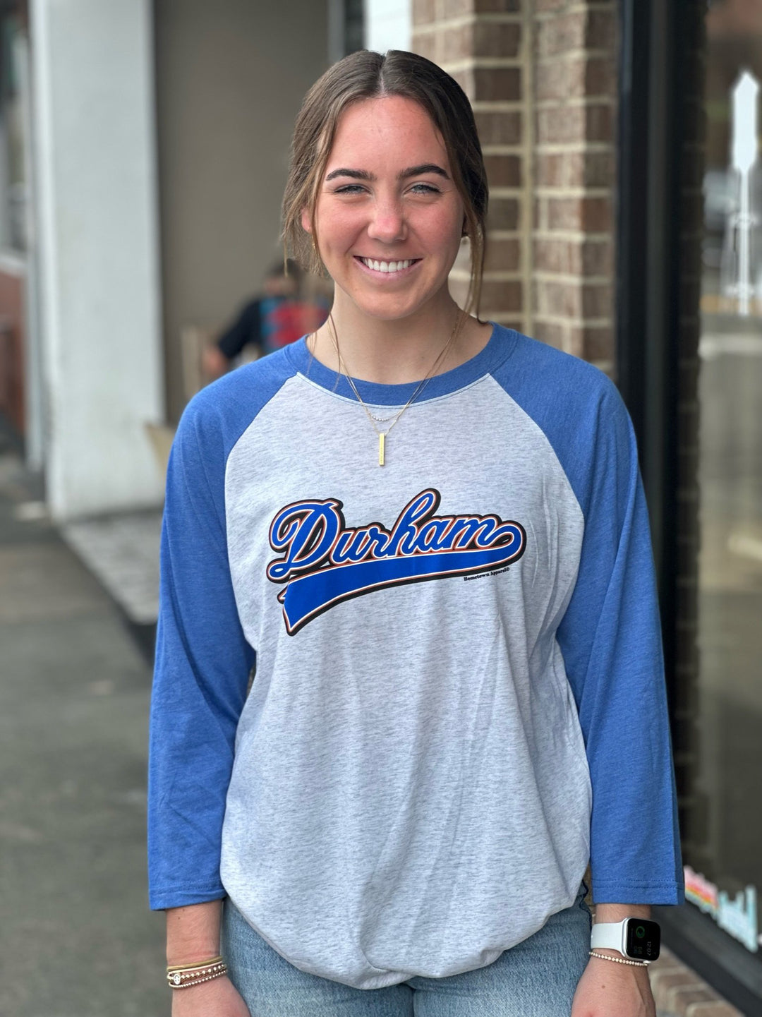 Durham Baseball Raglan #7