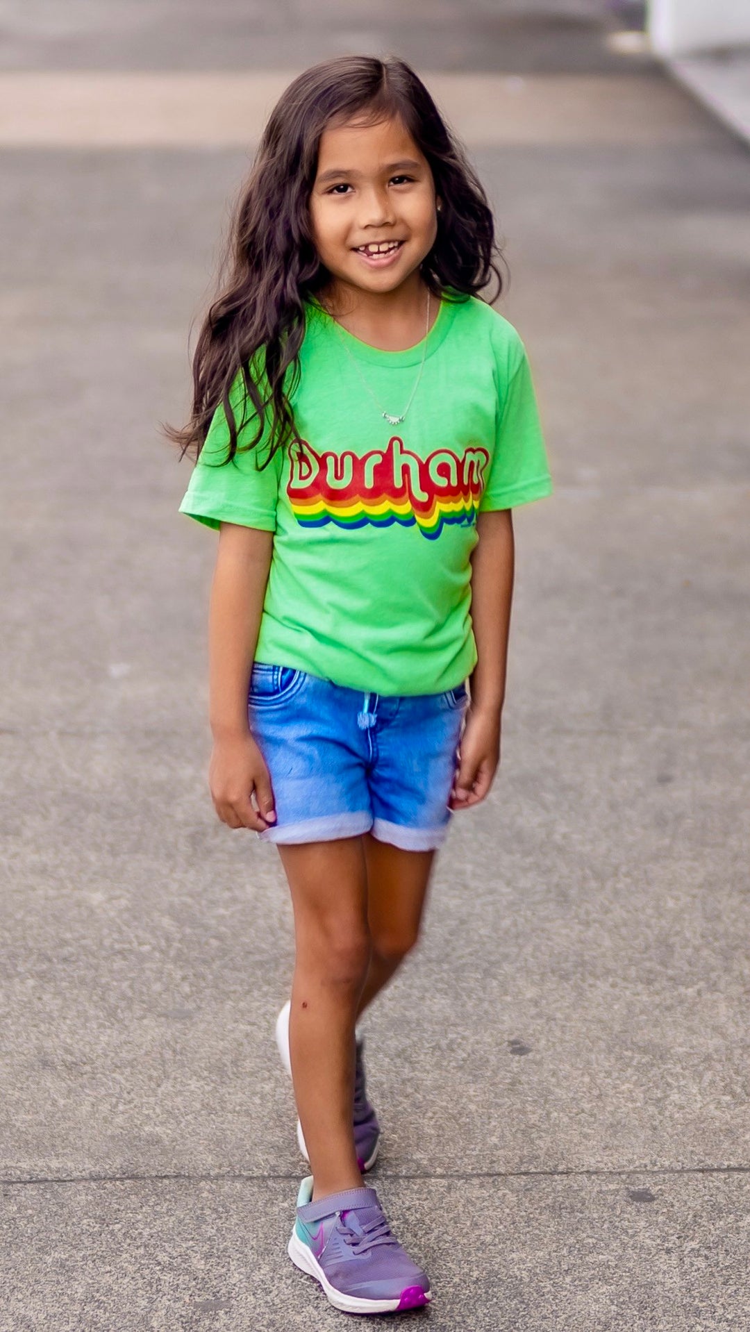 Retro Durham Youth T-Shirt #20 (Grass Green)