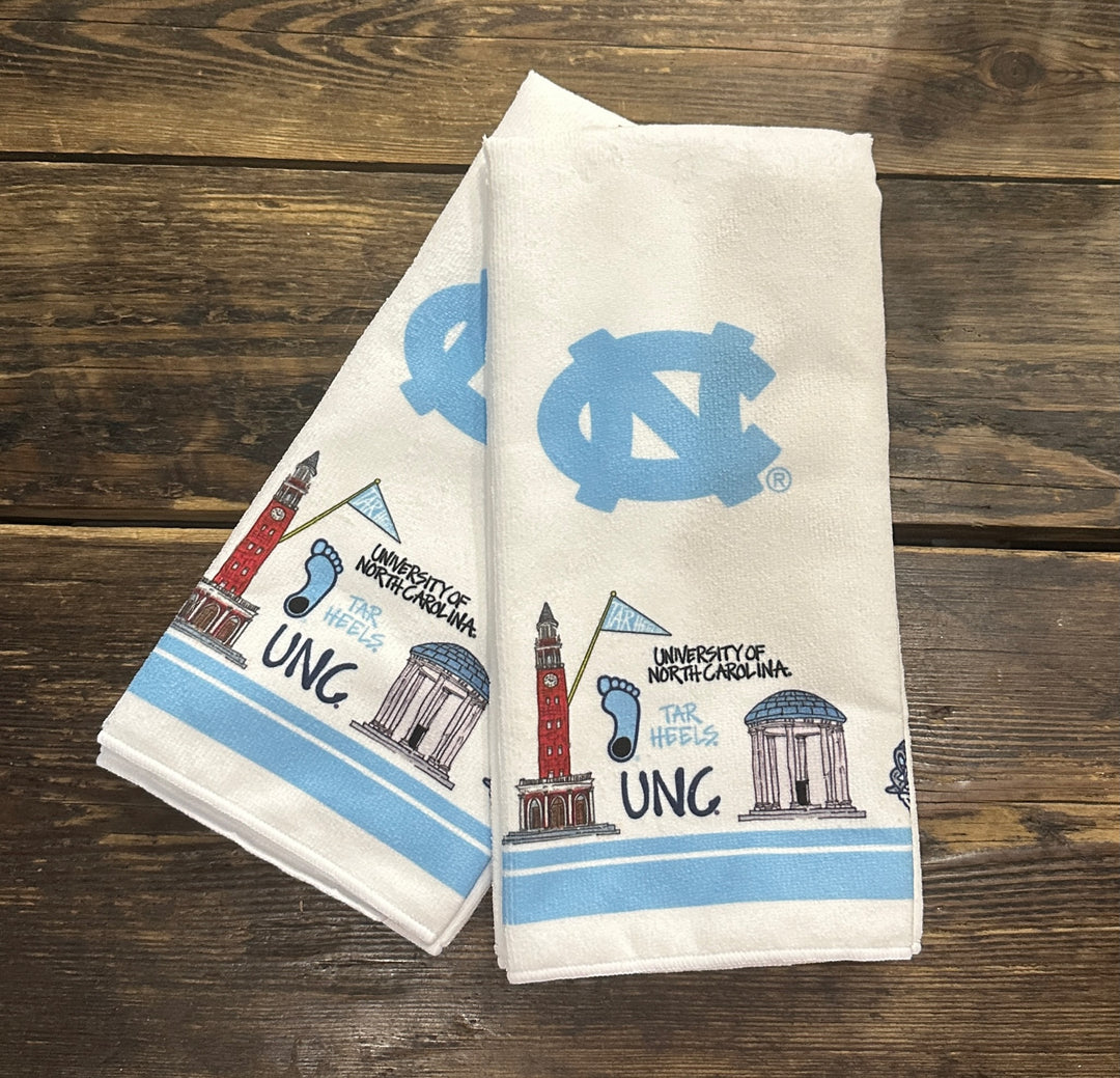 UNC University Icon Tea Towel