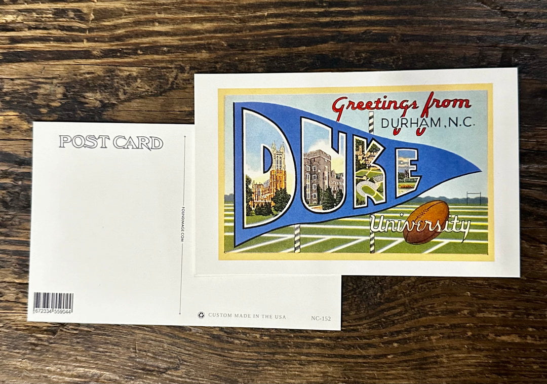 Greetings from Duke Postcard