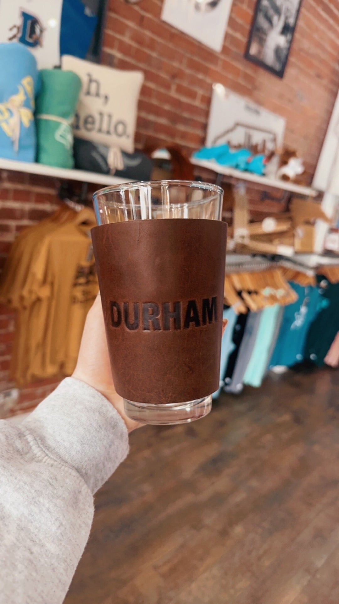 Durham Leather Sleeve Pint