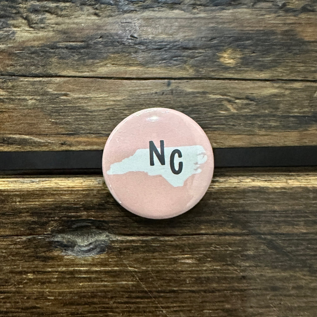 NC Button- Peach