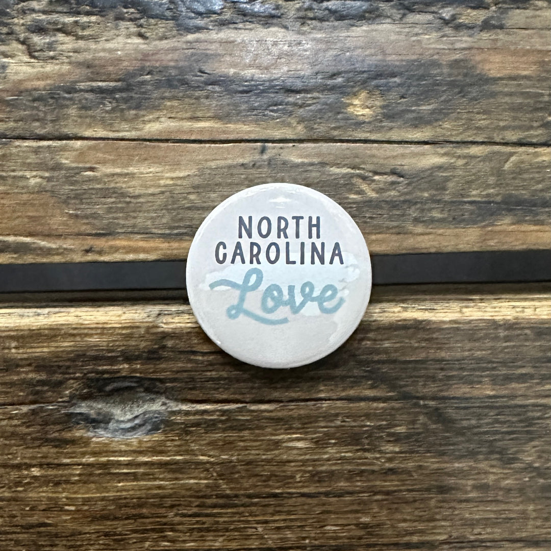 NC Love Button- Blue