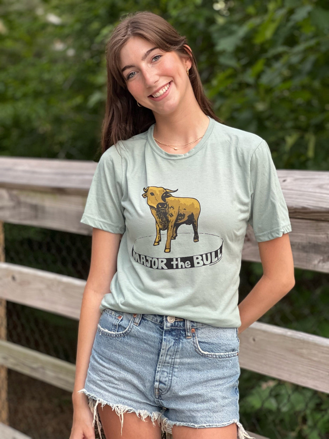 Major the Bull T-Shirt #58 (Stonewash Green)