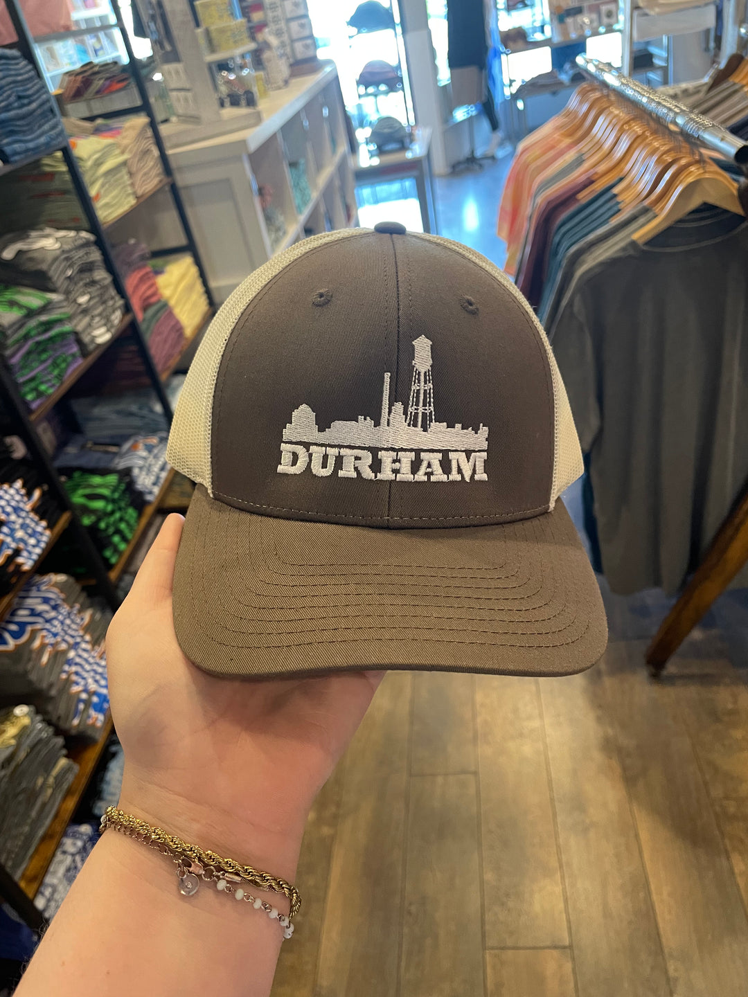 Durham Skyline Snapback #23 (Chocolate Chip / Birch)
