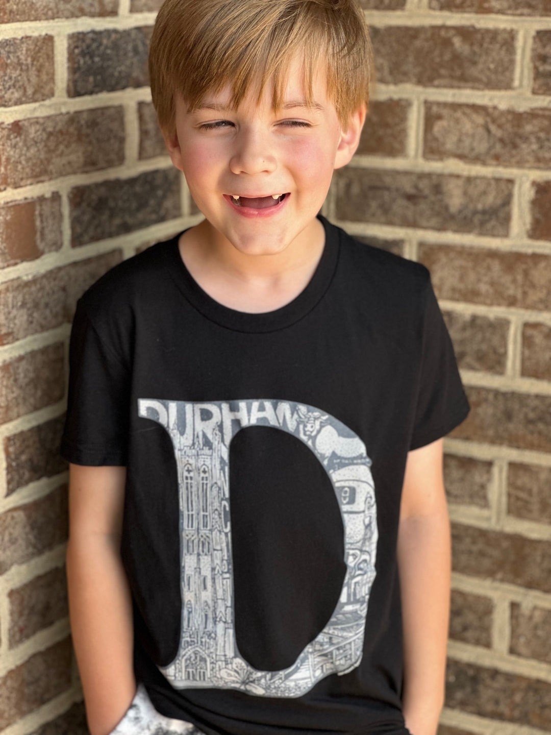 "D" Icons Youth T-Shirt #54 (Solid Black)