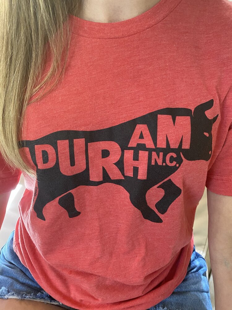 Bull with Durham, NC. T-Shirt #5