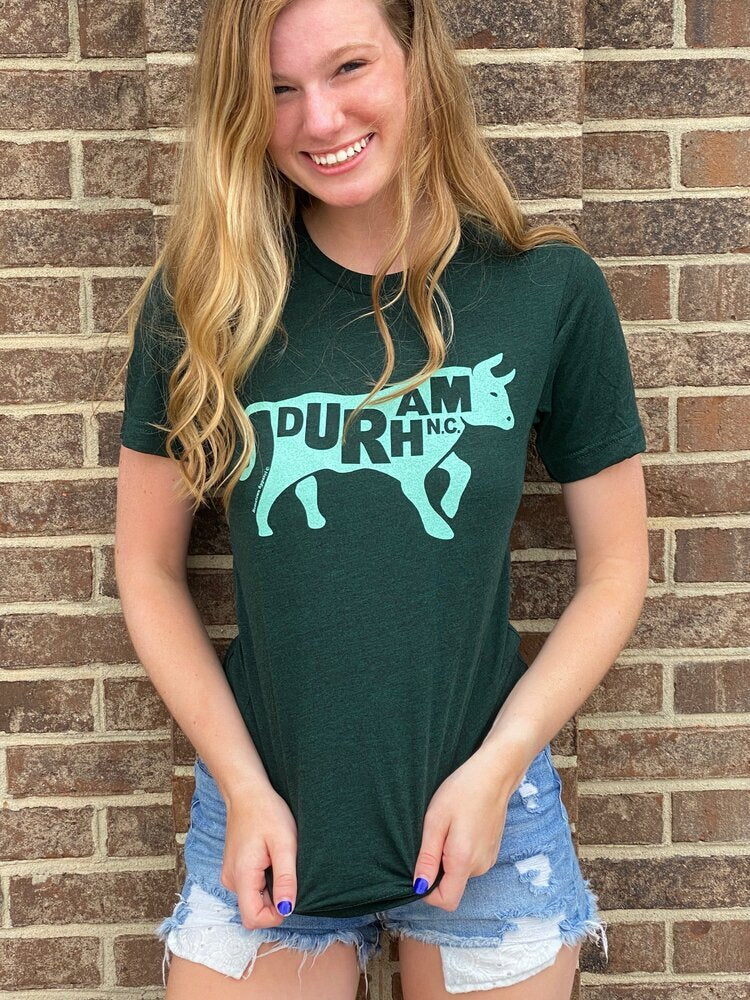 Bull with Durham, NC. T-Shirt #5