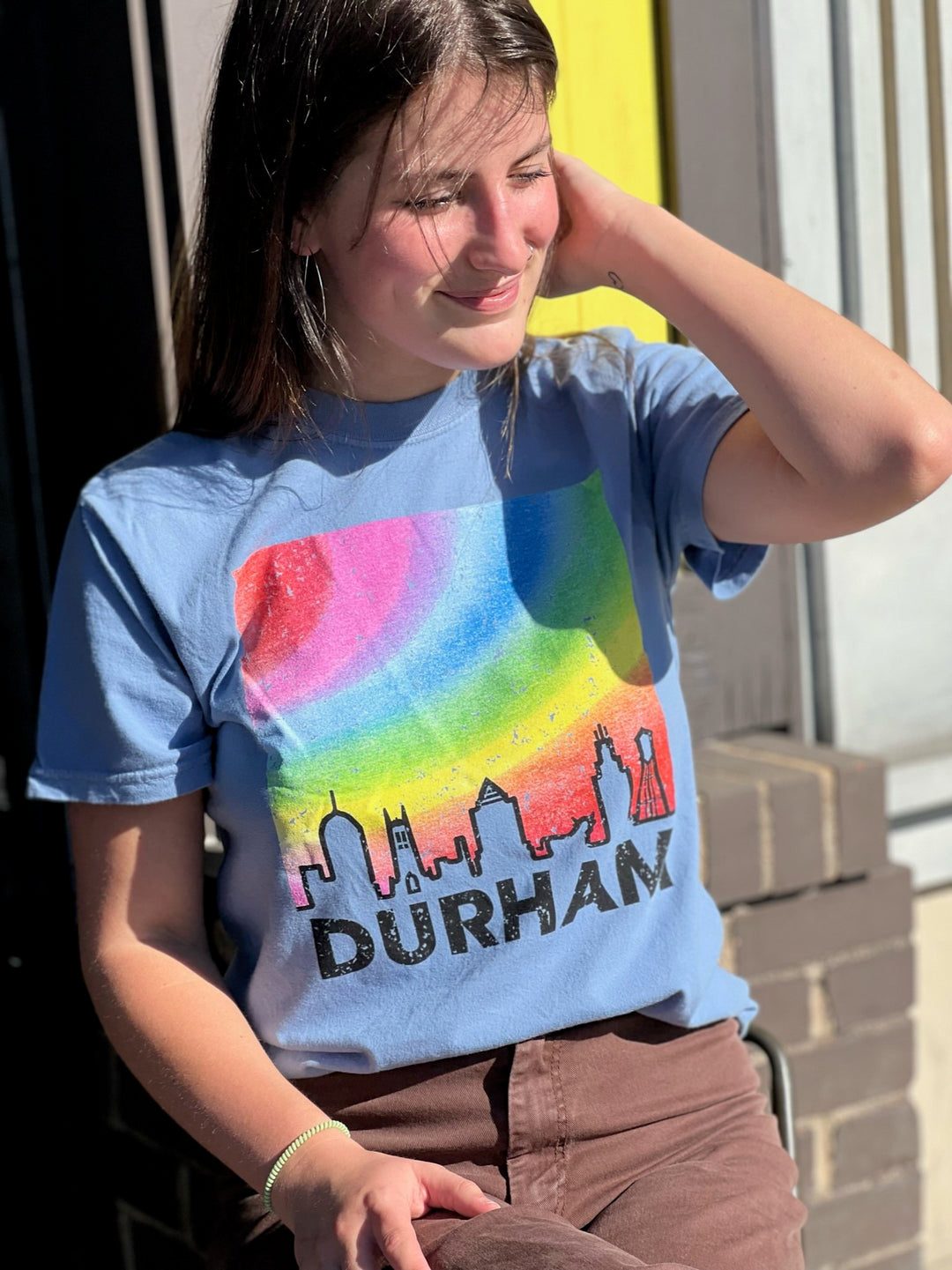 Durham Rainbow Gradient T-Shirt #53