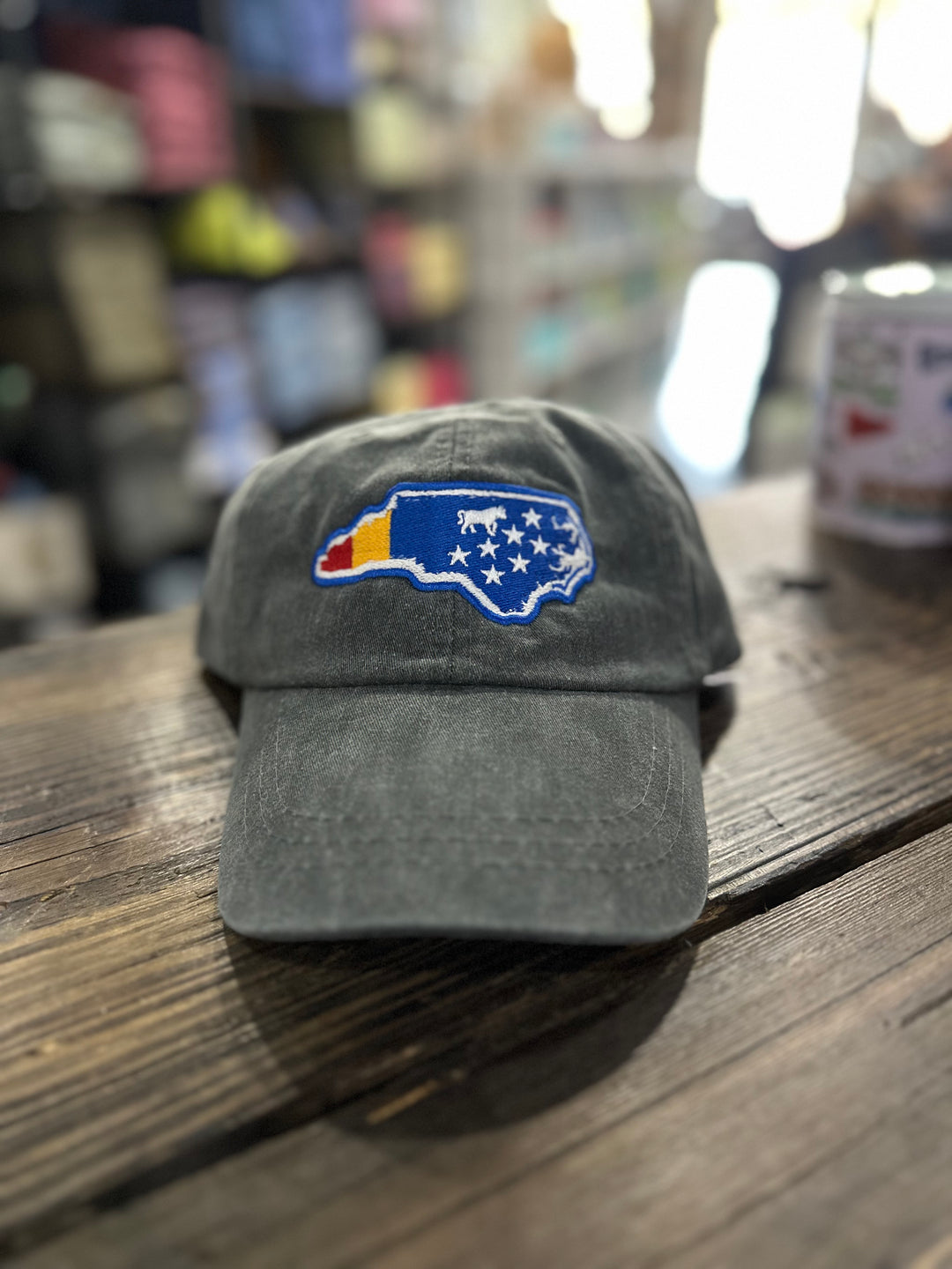 Durham Flag Hat #17 (Charcoal)