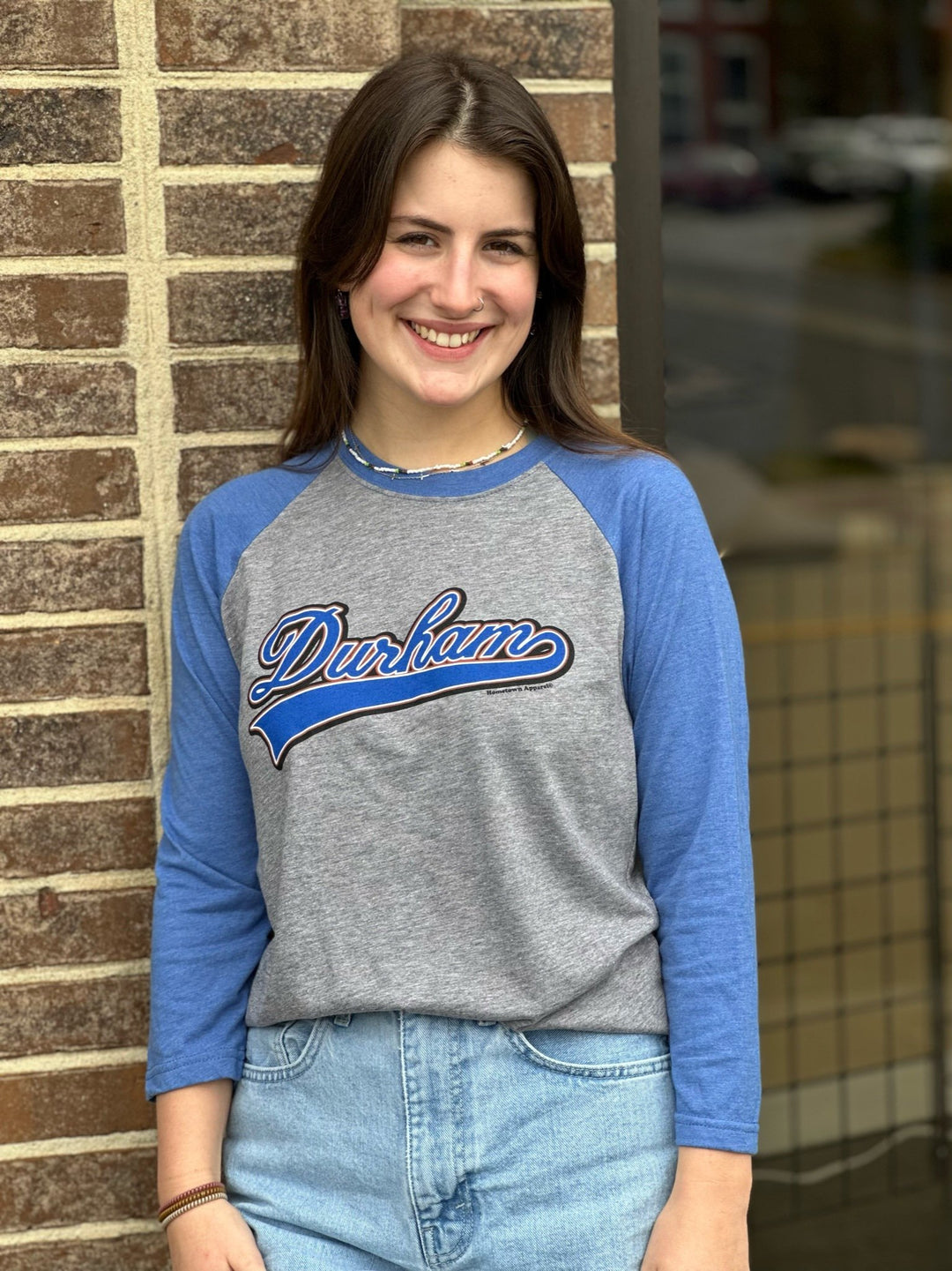 Durham Baseball Raglan #7