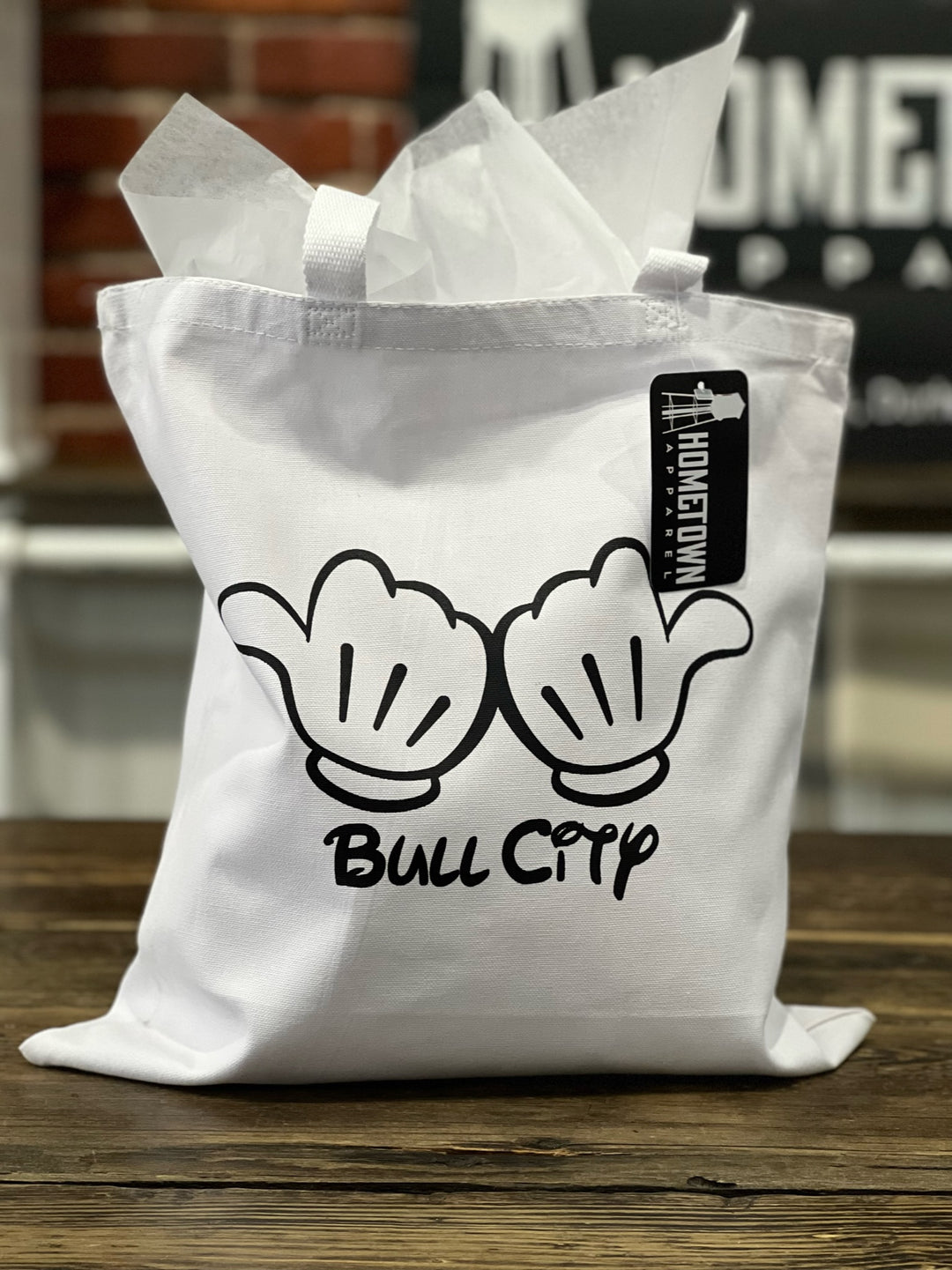 Kids Hands Tote Bag #39 (White)